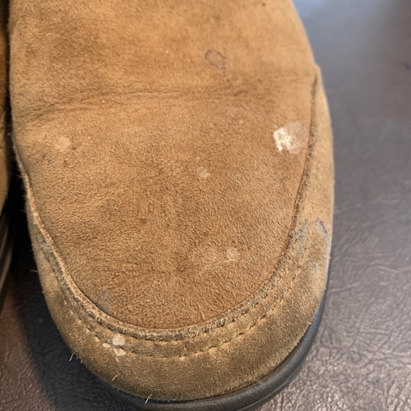 UGGs Sundance Chestnut Brown Sheepskin Fut Suede Boots Women's Size 7. - Picture 4 of 11